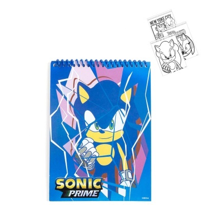 Set papelaria de pintar Sonic Prime