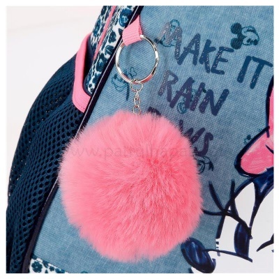 Mochila Escolar Minnie Make It Rain Bows 40 cm