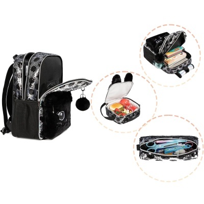 Conjunto Escolar Gatinha Preta