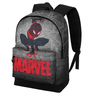 Mochila Escolar Spin Spiderman Marvel 44cm adaptável