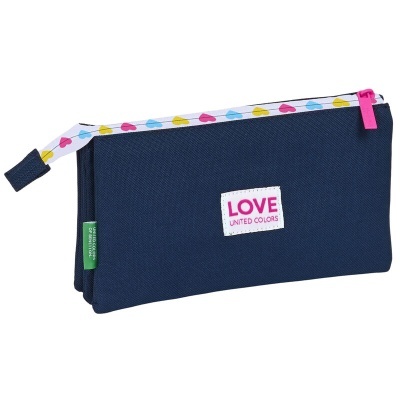 Porta-lápis Love Benetton triplo