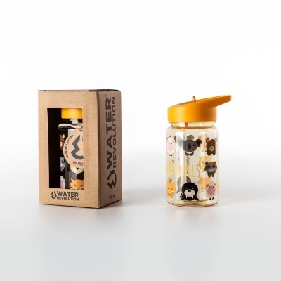 Garrafa infantil tritan 450ml Water Revolution 'Animais'