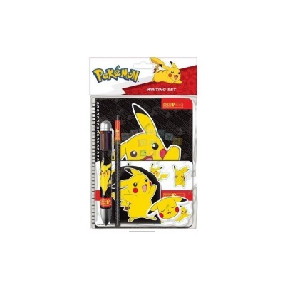 Set Papelaria Pokémon Pikachu