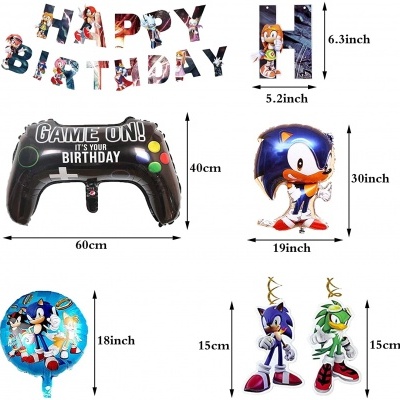 Kit aniversário Sonic