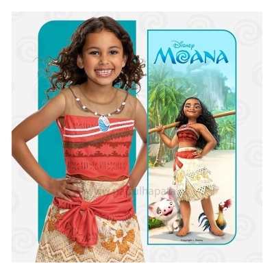 Fato Moana Vaiana Disney
