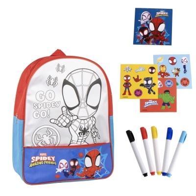Set mochila Diy Spidey Amazing Friends Marvel