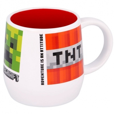 Caneca cerâmica Minecraft 360ml