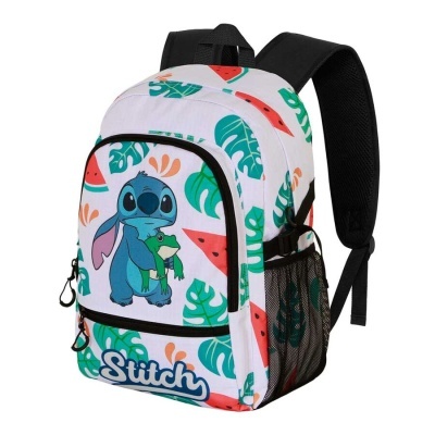 Mochila Escolar Frog Stitch Disney 44cm adaptable