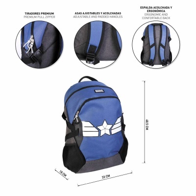 Mochila Escolar / Mochila Viagem Marvel 48cm
