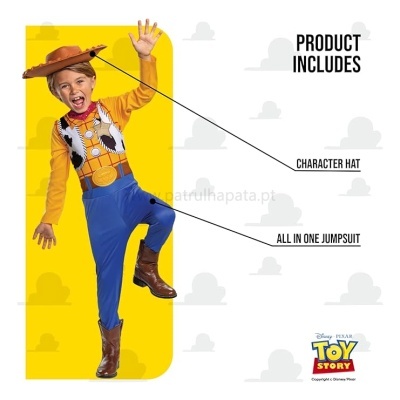 Fato de Woody completo para menino - Toy Story