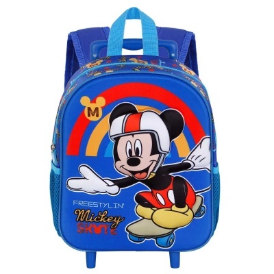 Trolley 3D Pré-Escolar Freestyle Mickey Disney 31cm