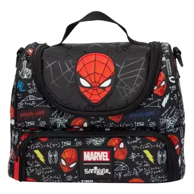 Conjunto Escolar Spiderman - Mochila + lancheira + garrafa + porta-lápis