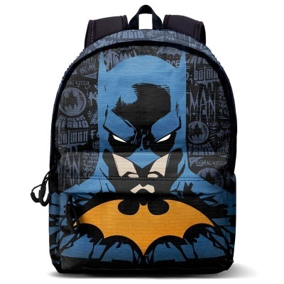 Conjunto Escolar Batman Wayne - Mochila + Porta-lápis triplo