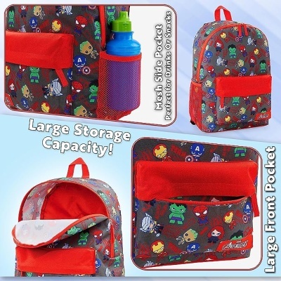 Mochila Escolar Avengers figures 42 cm