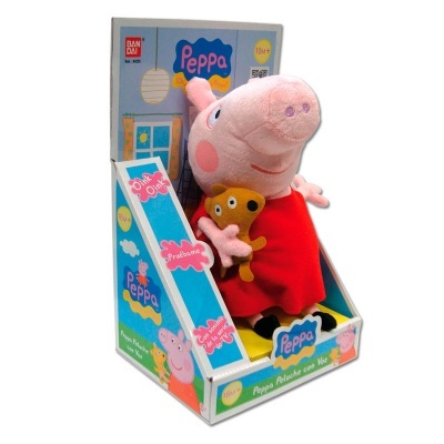 Peluche Peppa Pig com voz 31cm
