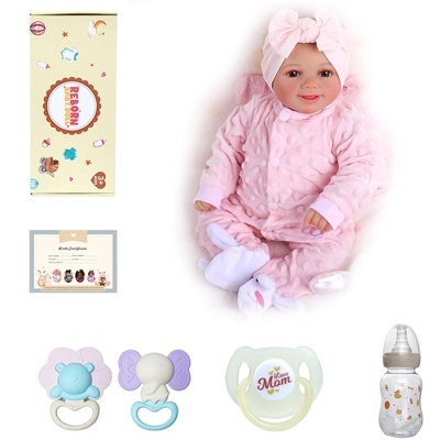 Boneca Reborn Sunny corpo vinil 43 cm