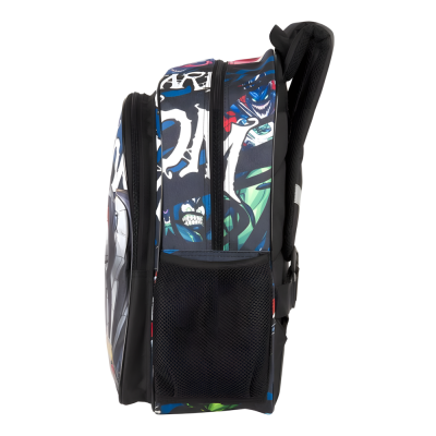 Mochila Escolar Venom Spiderman Marvel adaptable 42cm