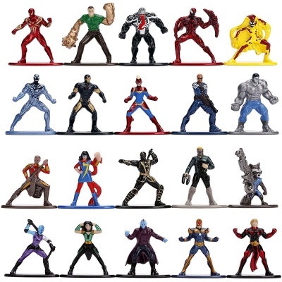 Set 20 figuras Marvel 4cm