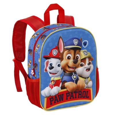 Mochila 3D Pré-Escolar Ready Paw Patrol 31cm