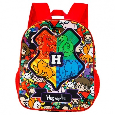 Mochila 3D Chibi All Together Harry Potter 31cm