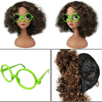 Fato Mirabel Encanto + acessórios + peruca