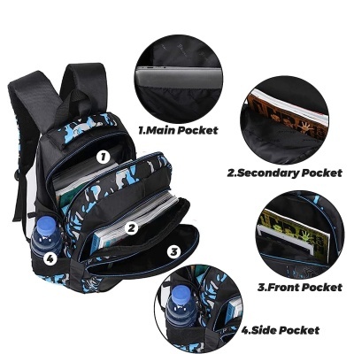 Conjunto Escolar Futebol "Blue" - 3 peças