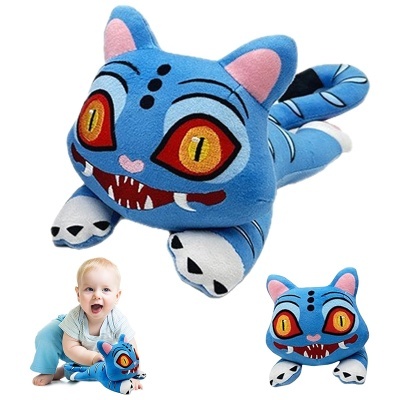 Peluche tigre guerreiras Kpop inspiração Huntrix 24 cm