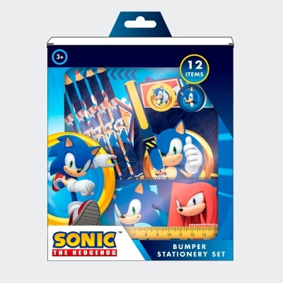 Blister papelaria Sonic The Hedgehog