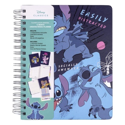 Planificador / Agenda Semanal Stitch Disney