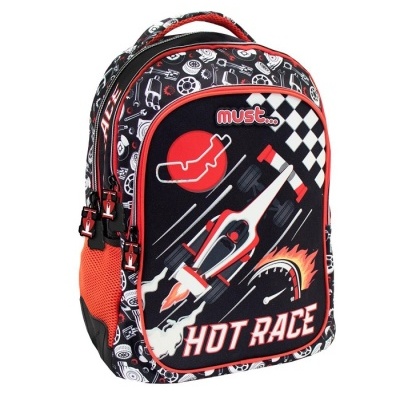 Mochila Escolar Hot Race de Must 43cm