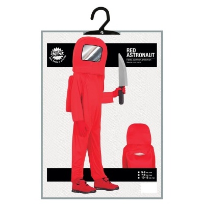 Fantasia de Among Usg Kids Red Impostor