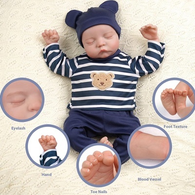 Boneca Reborn Noah vinil 51 cm