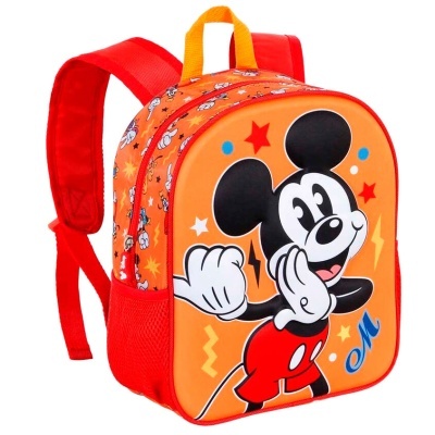 Mochila 3D Pré-Escolar Whisper Mickey Disney 31 cm