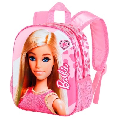 Mochila 3D Pré-Escolar Fashion Barbie 31cm