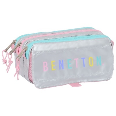 Porta-lápis Silver Benetton Triplo