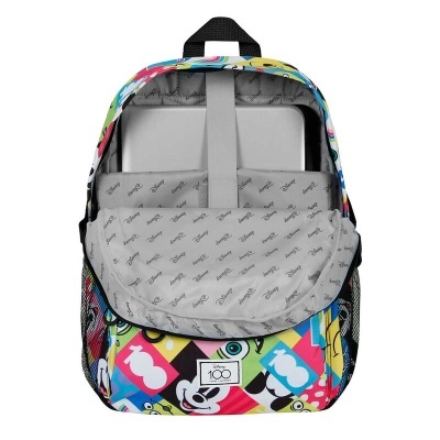 Mochila Escolar Collage 100th Disney 44cm