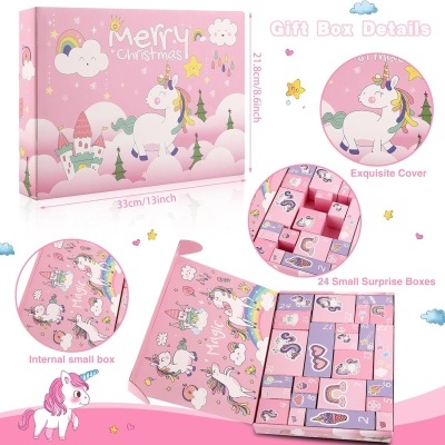 Calendário de advento infantil Unicórnio