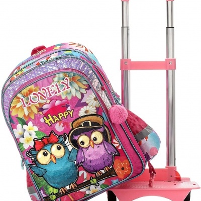 Pack Trolley Escolar Corujas