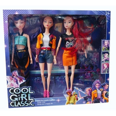 Conjunto 3 Bonecas K-Pop Demon Hunters