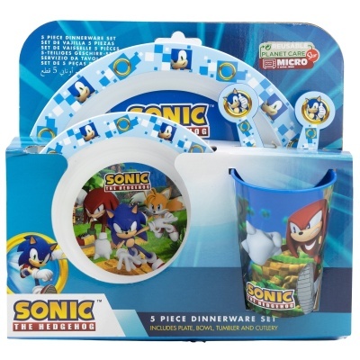 Conjunto de Refeição 5 peças Sonic