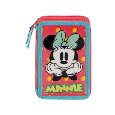 Estojo com material Minnie Mouse Fresh