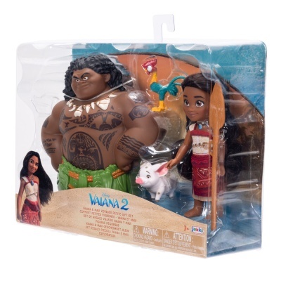 Blister Boneca Vaiana & Maui Vaiana 2 Disney 15cm