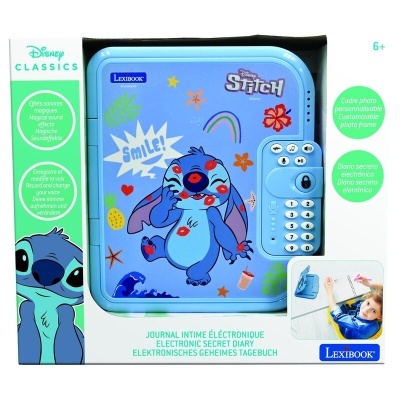 Diário secreto eletrónico Stitch Disney