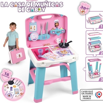 A Casa de bonecas Gabby - Cozinha com mala