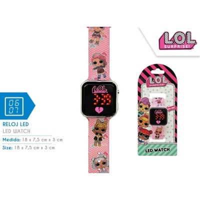 Relógio LOL Surprise led