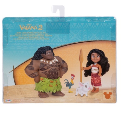 Blister Boneca Vaiana & Maui Vaiana 2 Disney 15cm