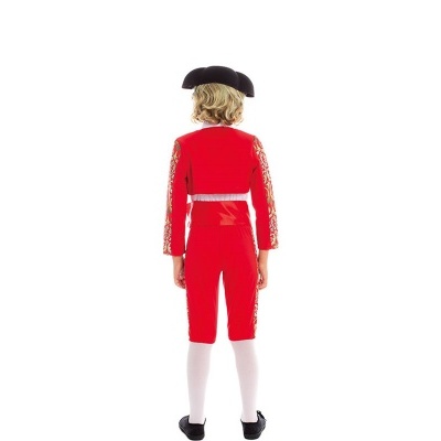 Fato de toureiro espanhol vermelho para menino