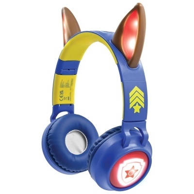 Auriculares headphones sem fios luminosos Bluetooth Patrulha Pata Paw Patrol