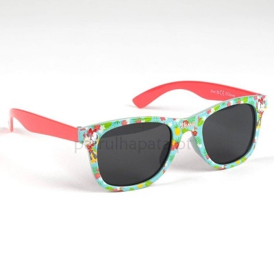 Óculos de sol infantis coloridos com estampas e lentes escuras