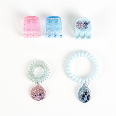 Set de beleza com bolsinha do Stitch